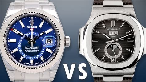 rolex sky dweller vs patek philippe|Patek Philippe vs Rolex.